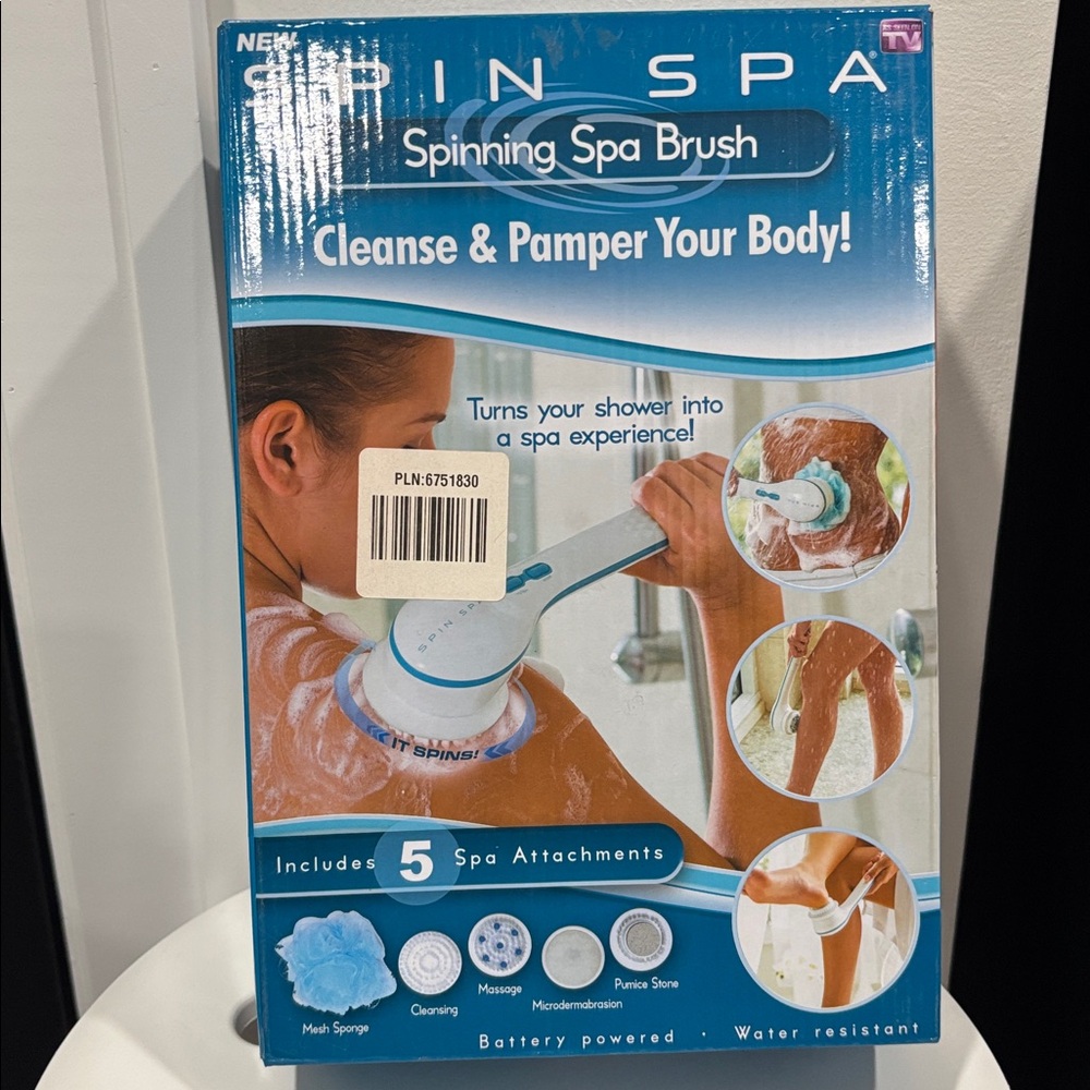 Spinning Spa Brush with 5 attachments